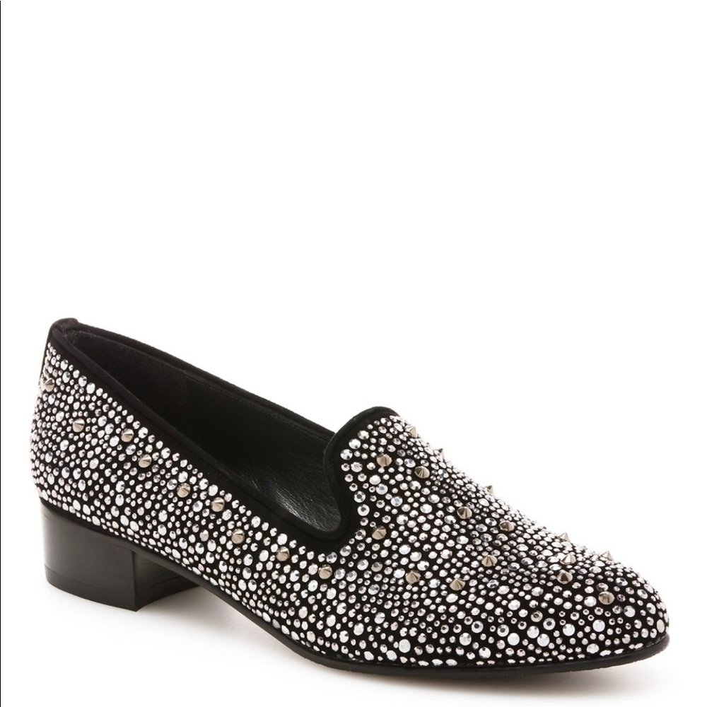 Stuart Weitzman Slipbead Smoking Loafers